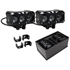 FORCE USA 3 Lens LED Bar Pair: Illuminate Your Surroundings with Precision and Clarity