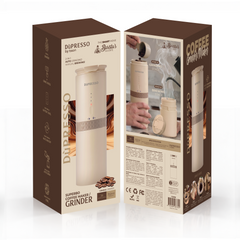 DùPRESSO by Bson Superbo 2-in-1 Coffee Grinder & Maker – 38 Grind Levels, 350ml