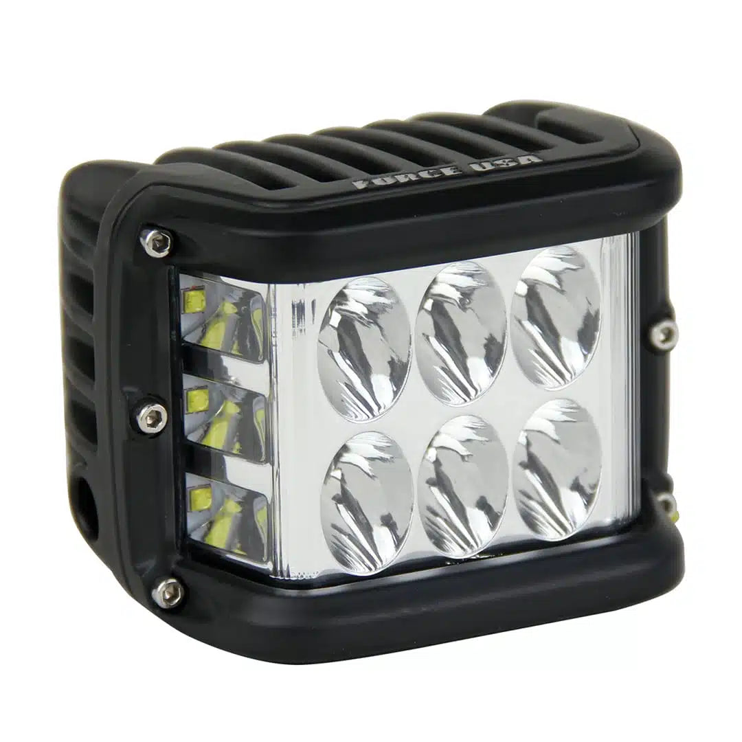 FORCE USA Heavy Duty Camping Light, Portable Rechargeable LED Lantern for Outdoor, Hiking & Emergency Use